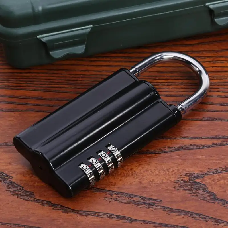 Защитный ключ Realtor Lock Box Сейф для хранения ключей замок недвижимости 4 циферблата |