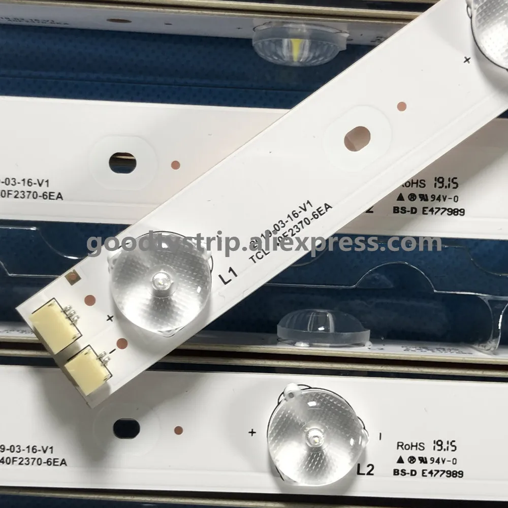 8 шт./лот 40 дюймов светодиодный ТВ Подсветка полоски 006-P2K1793B 40F2370-6EA 4C-LB4006-YH3 для TCL