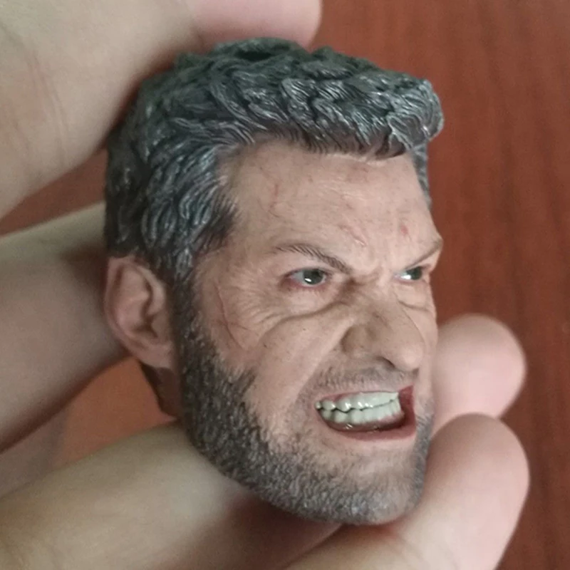 Модель для резьбы по голове Hugh Jackman в масштабе 1/6 голова версии злого подходит