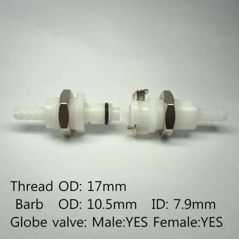 1 шт. CPC Тип быстрое соединение Муфты Barb 10,5 мм быстрый разъем - Цвет: 10.5 mm two valves
