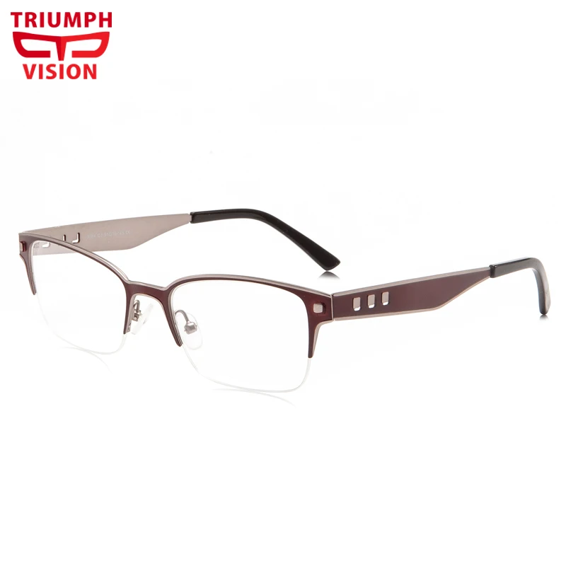 

TRIUMPH VISION Brand Myopia Glasses Men High Quality Metal Frame Prescription Glasses Photochromic Progressive Eyeglasses