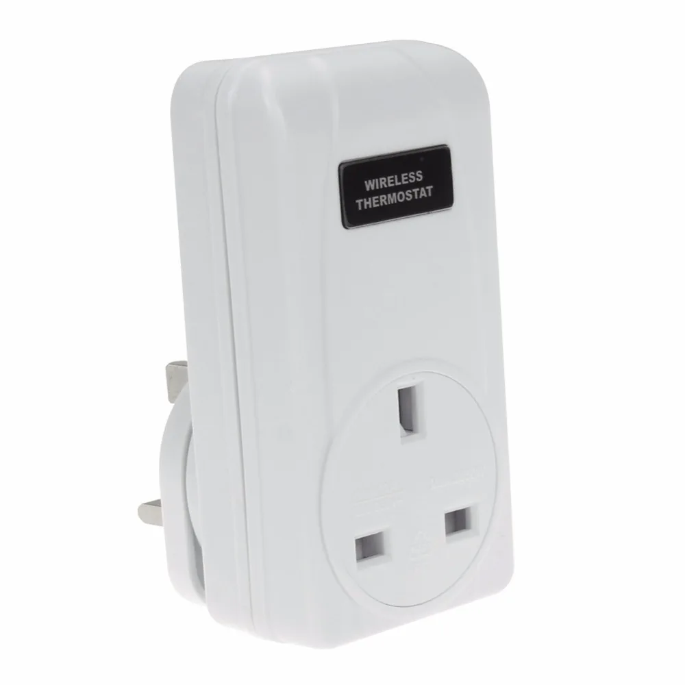 Беспроводной RF ЕС/Великобритания ЖК дисплей Plug In термостат охлаждающий