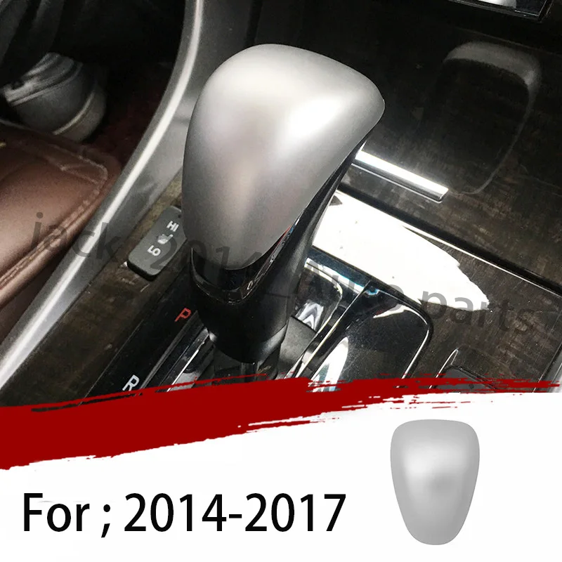 Gear cover ABS Серебряный автомобиль модификация внутреннее окно Лифт панель Крышка отделка центральной полосы управления для Honda Accord 9th - Название цвета: Gear cover