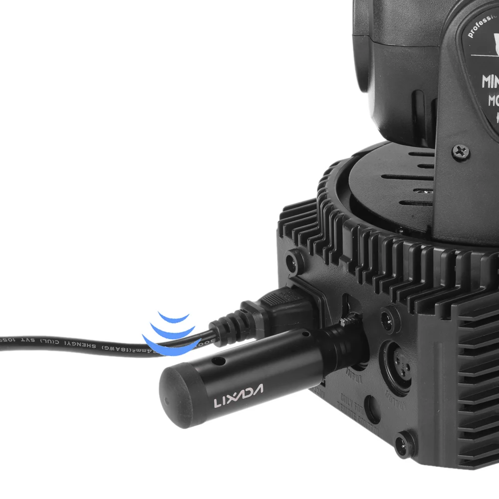 Lixada Led Dmx 512 контроллер беспроводной приемник перезарядка 2 4G Ism Dmx512 Женский для