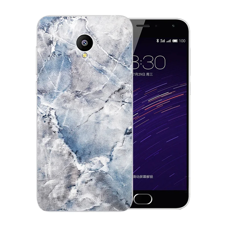 for Meizu M2 Mini Case 5.0 inch Soft TPU Clear Silicone Back Cover Grimace Pattern Meilan Ultra Phone Cases |