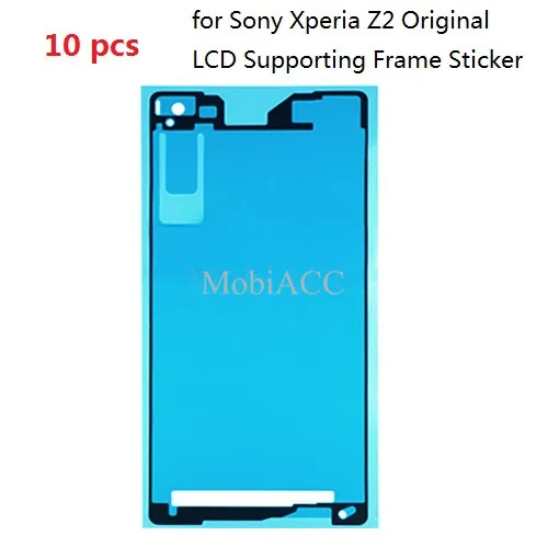 Оригинальная Подлинная клейкая лента 10 шт. для Sony Xperia Z2 передняя подставка ЖК