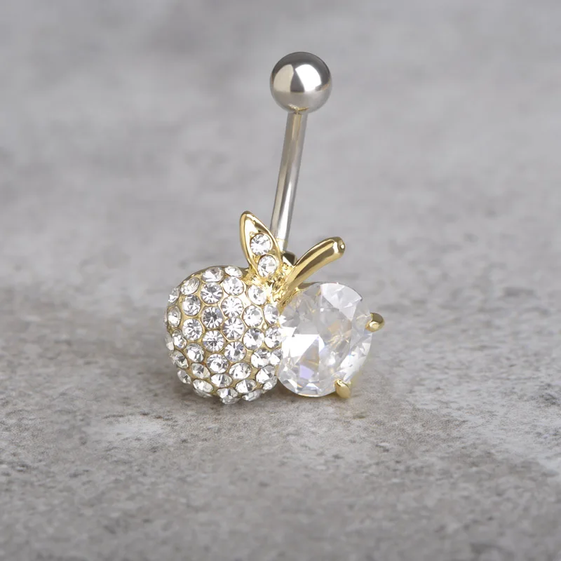 Украшения для тела аксессуары пирсинга из красного яблока пупка кольца Tragus