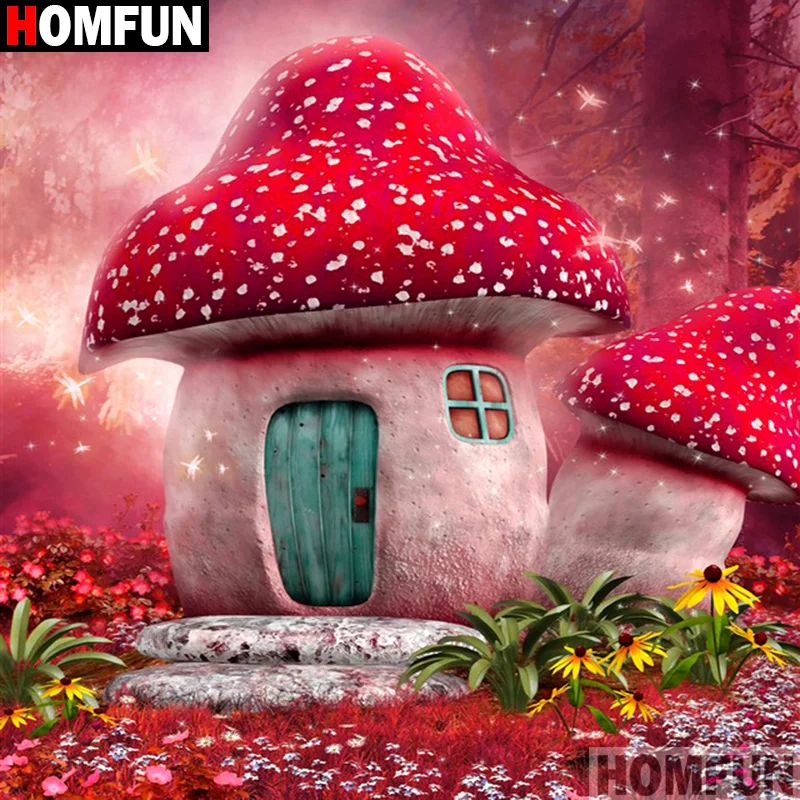 Алмазная 5D картина Homfun сделай сам вышивка крестиком из квадратных/круглых страз