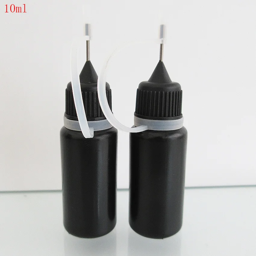 10pcs10ML черная игольчатая бутылка аксессуары для электронных сигарет инструмент