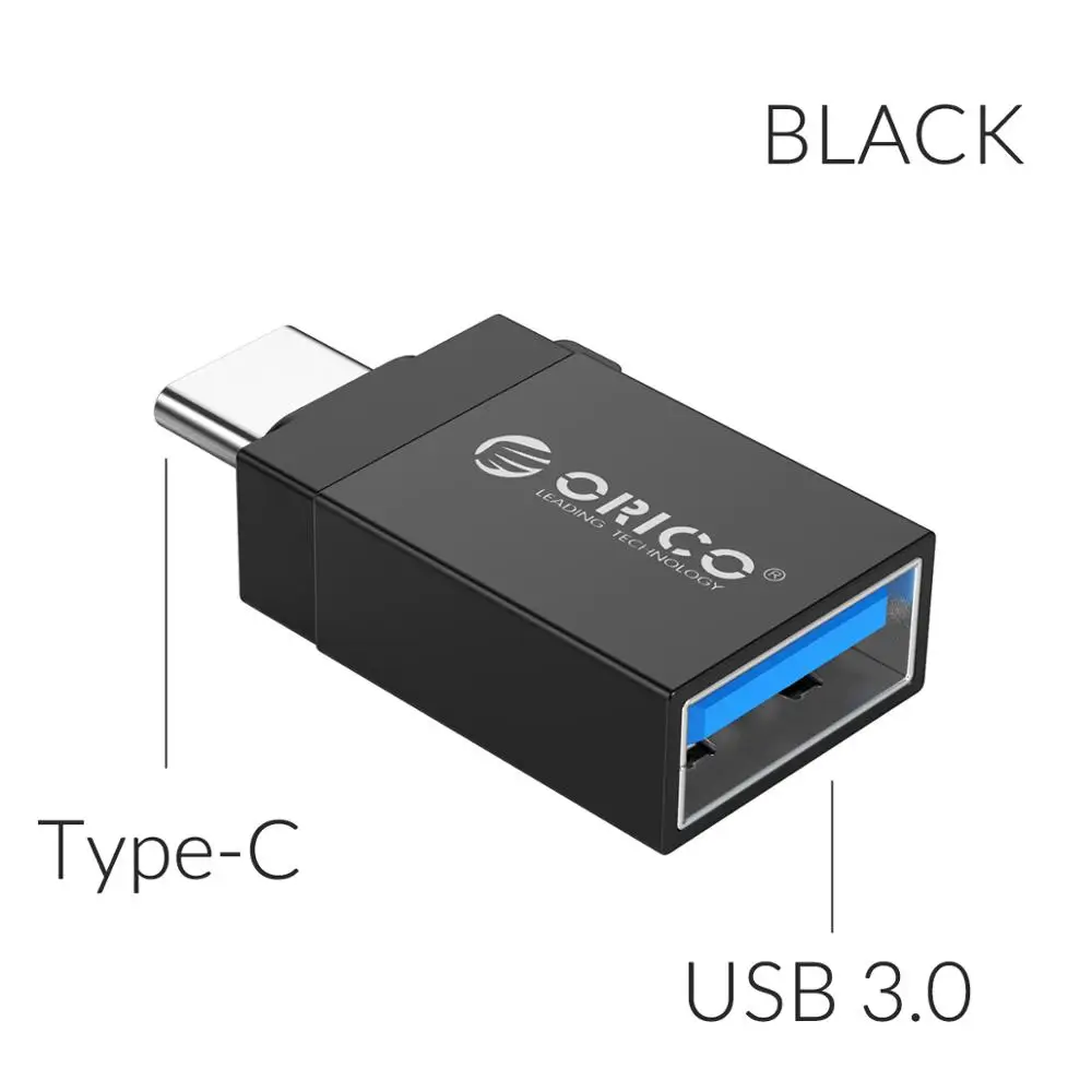USB 3.0 to Type-C B ORICO OTG адаптер USB 3,0-type C Micro B usb type-C OTG адаптер конвертер для huawei samsung Macbook OPPO - Цвет: USB 3.0 to Type-C B