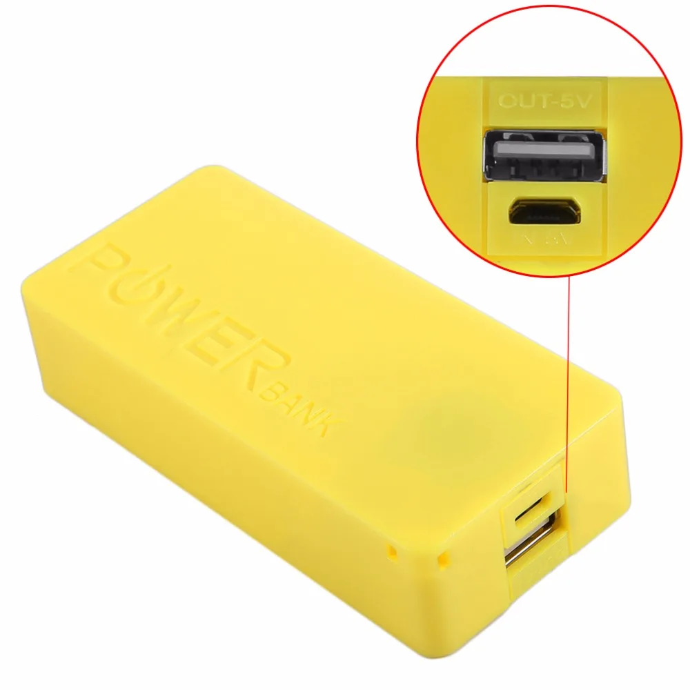 5600 мАч 2*18650 USB портативный внешний аккумулятор зарядное устройство чехол коробка