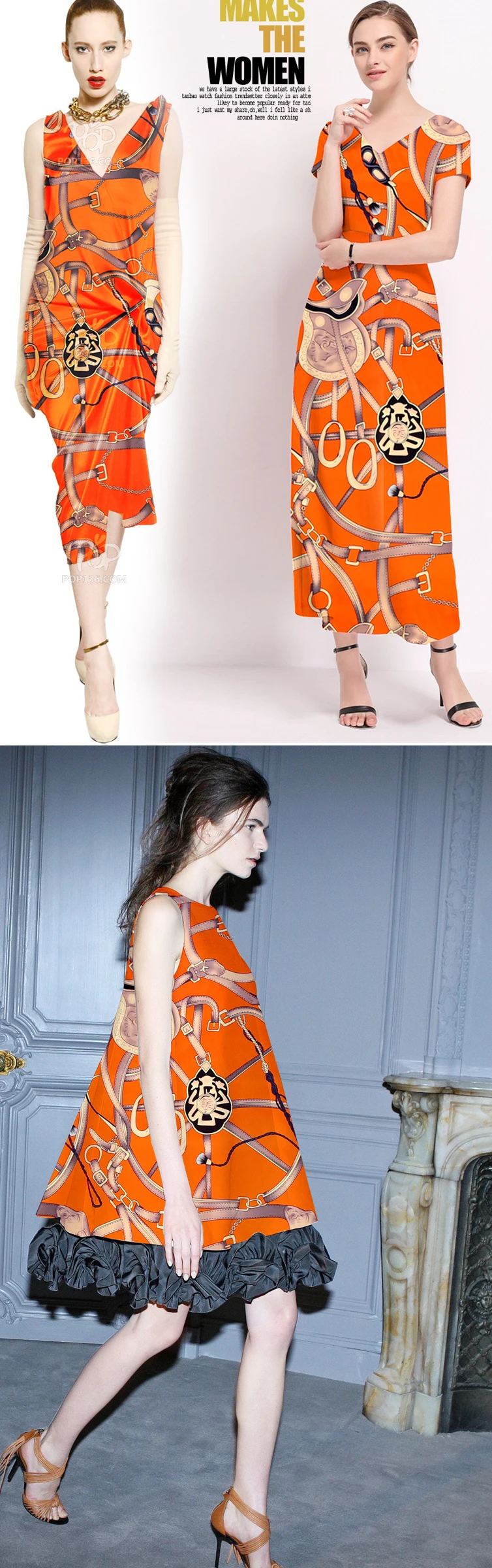 Стрейчевая атласная шелковая ткань 19 мм высококачественный Чонсам с цифровой