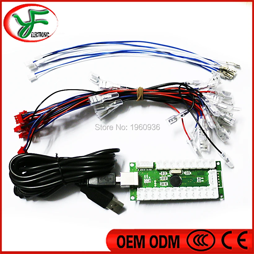 Набор аркадных пачек Zero delay Raspberry Pi аркадная игра светодиодный джойстик 5 В