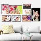 Современная мода маникюрный салон домашний Декор стены искусства Скандинавская Картина на холсте Рисунок персонализировать печать плакатов спальни гостиной рисунок