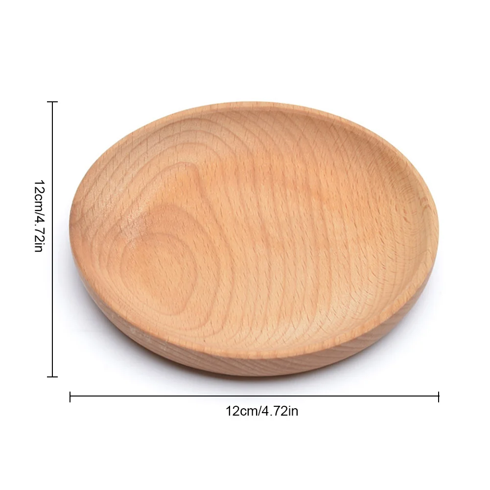 Деревянный поднос 12 см многофункциональный простой для Букового блюда подставка