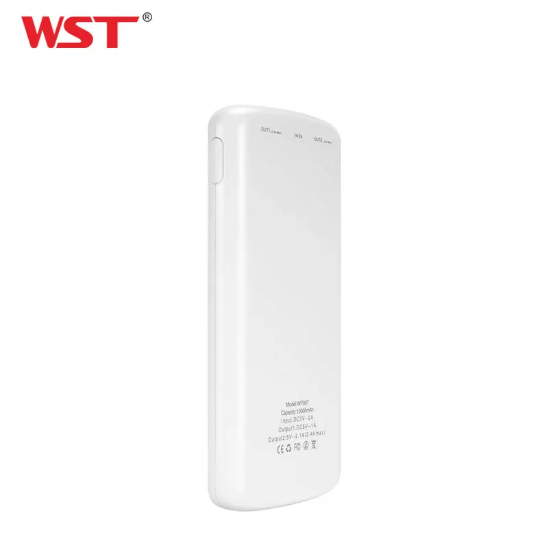 Внешний аккумулятор WST 10000 мАч 2 USB-порта | Мобильные телефоны и аксессуары