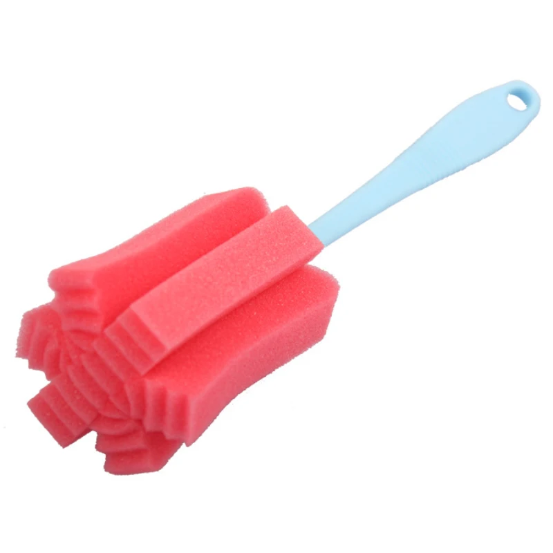 4 шт. долговечная щетка Чистящая губка чистые уборка скребок для бутылок Кухня