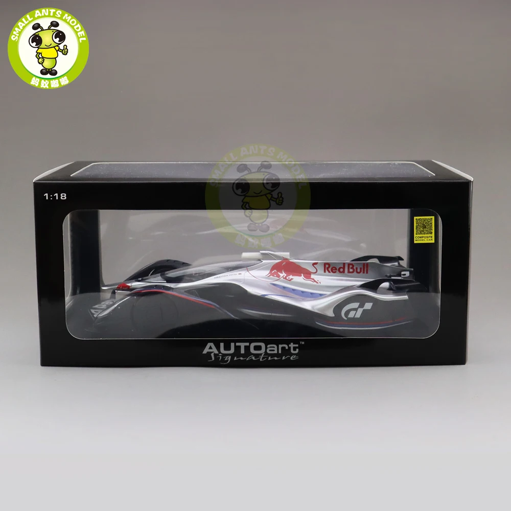 1/18 AUTOART 18117 RED BULL X2014 вентилятор автомобиля HYPER серебро Модель автомобиля игрушки детские подарки коллекция