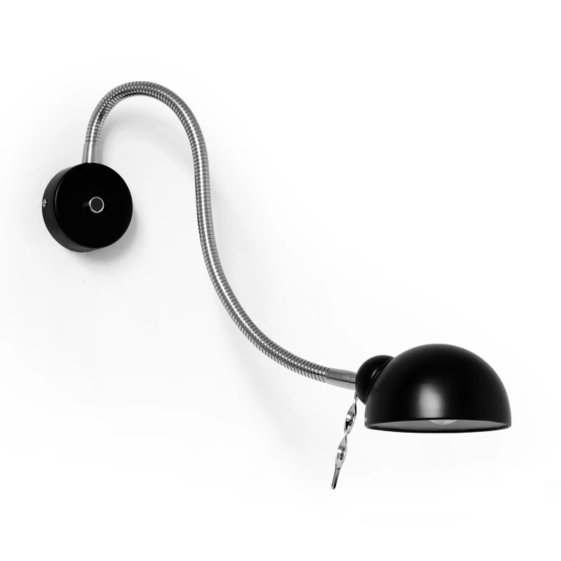 Хромированная Свинг светодиодная настенная бра винтажное железное настенное