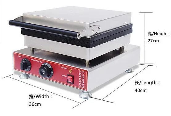 Вафельница квадратной формы Бельгийская вафельница 9 шт. вафельных тарелок на