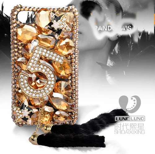 Octopus perfume bottles case for iphone 5/5s 5c 4/4s protective sleeve rhinestone diamond phone shell DIY |