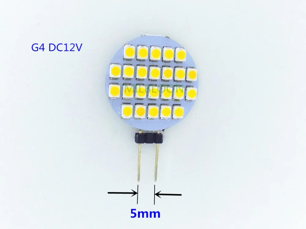 G4 светодиодный 12В 3528-24SMD плоская лампочка 180 градусов светящаяся хрустальная люстра источник света G4 дисковая лампа flimsy светодиодный G4