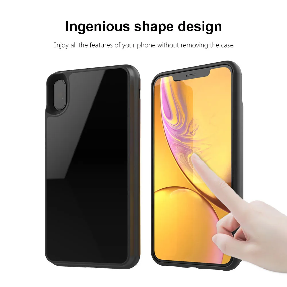 Беспроводной магнитный чехол для батареи iPhone XS Max/XR портативные чехлы с внешним