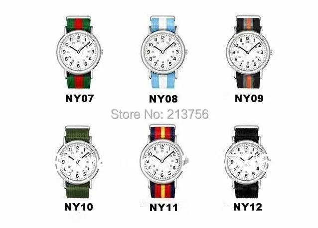 Оптовая продажа 2000 шт./лот высокое качество 20 мм нейлоновый ремешок для часов NATO