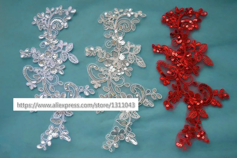 Кружевная 3D аппликация для свадебного платья 12 шт./лот аксессуары волос сделай