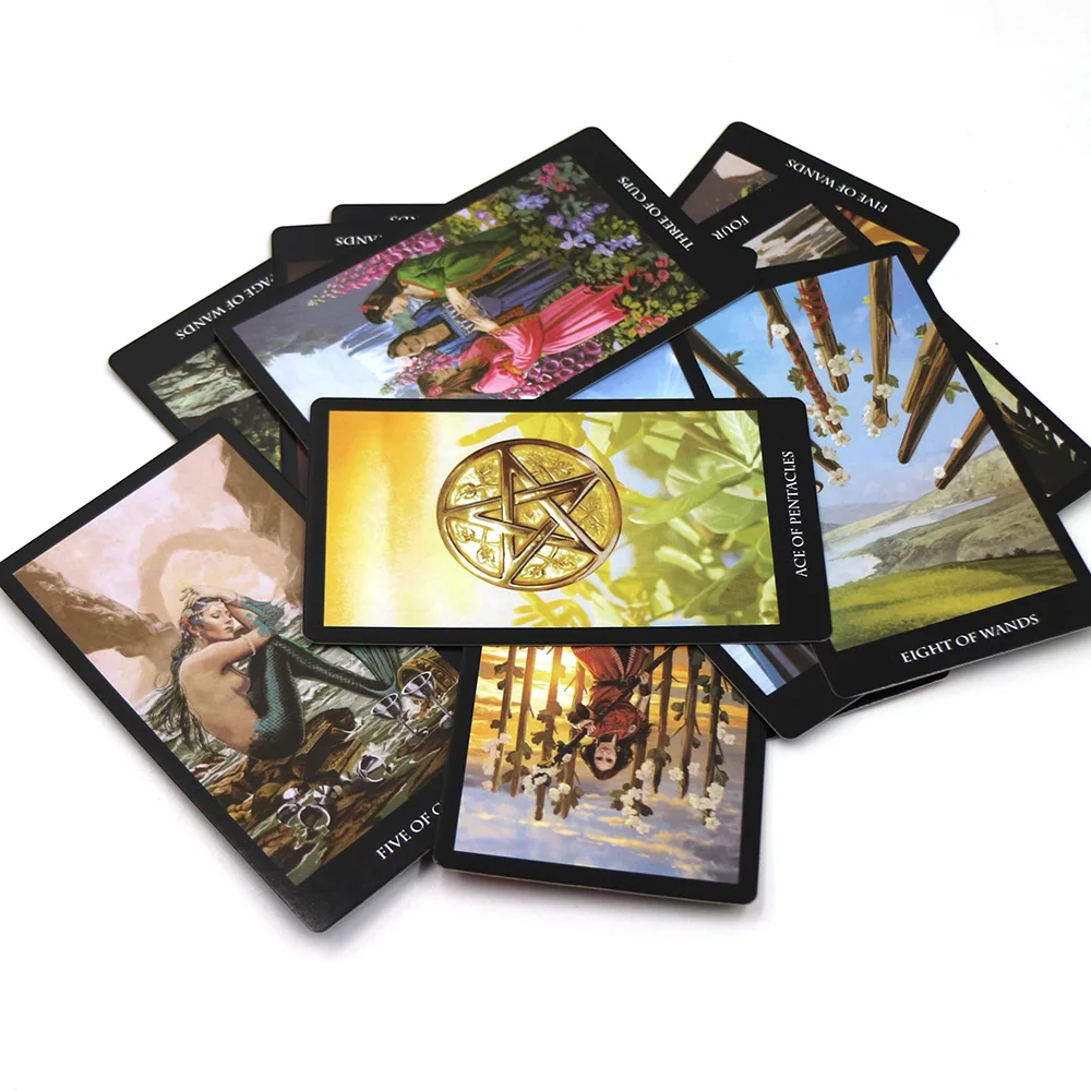 Колдун мифический Таро карты shadowscapes колода Полный английский гадание карточная