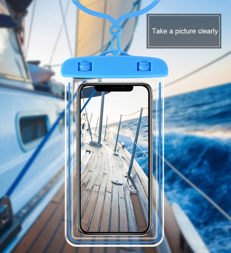 Светящийся водонепроницаемый чехол для iPhone 6 S X 7 8 Plus 6Plus 7Plus Huawei P8 P9 P10 P20 Mate 10 Pro Lite