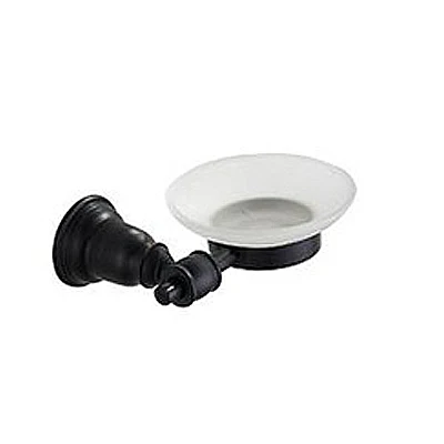 soap dish Античный Черный набор аксессуаров для ванной комнаты, кольцо из нержавеющей стали полотенце, бумага hoder, держатель для туалетной щетки, матовая поверхность отделка - Цвет: soap dish