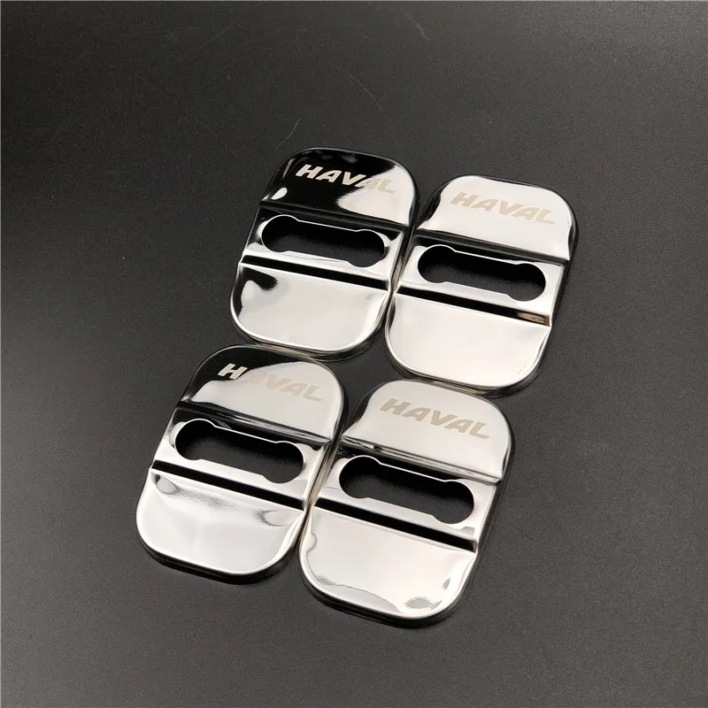 B type silver Logo Автомобильный Дверной замок Пряжка для Haval H2 H2S H4 H6 H7 H8 H9/для WEY VV5 VV7/для Borgward BX5 BX6 BX7/для LYNK& CO 01 02 для Volvo XC60 - Цвет: B type silver Logo