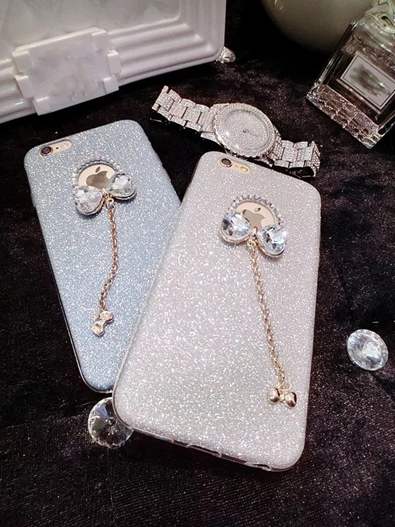 HOCAYU 3d бабочка бантик мобильный телефон чехол для iPhone 5 5S SE 6 6s 6plus 7 7plus 8 8plus