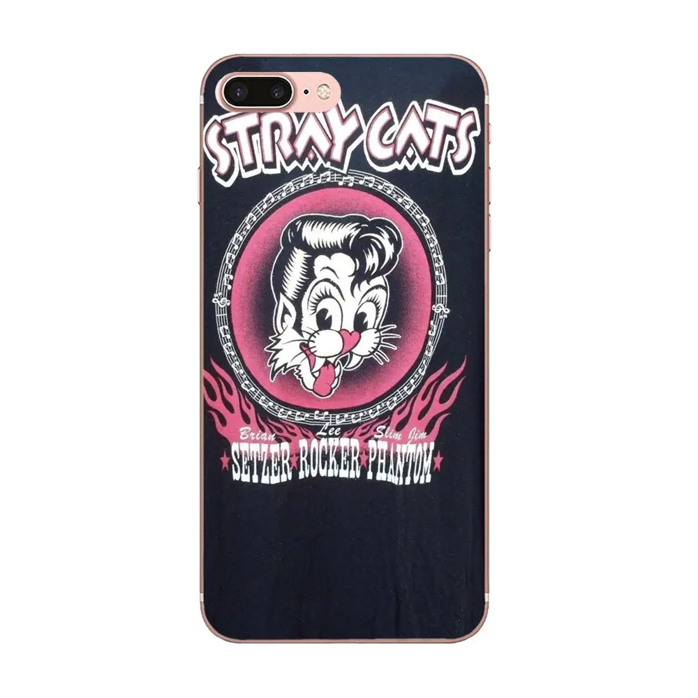 TPU Custom Design Stray Cats Rockabilly For Huawei Honor 4C 5A 5C 5X 6 6A 6X 7 7A 7C 7X 8 8C 8S 9 10 10i 20 20i Lite Pro | Мобильные