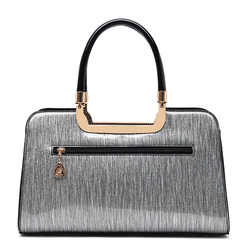 Новинка 2019 дизайнерская Высококачественная женская кожаная сумка лакированная