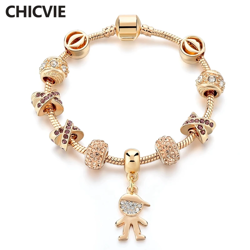

CHICVIE Custom Gold Sexy Mouth Bracelets & Bangles Charms For Jewelry Making Bracelet For Women Human Type Bracelet SBR170115