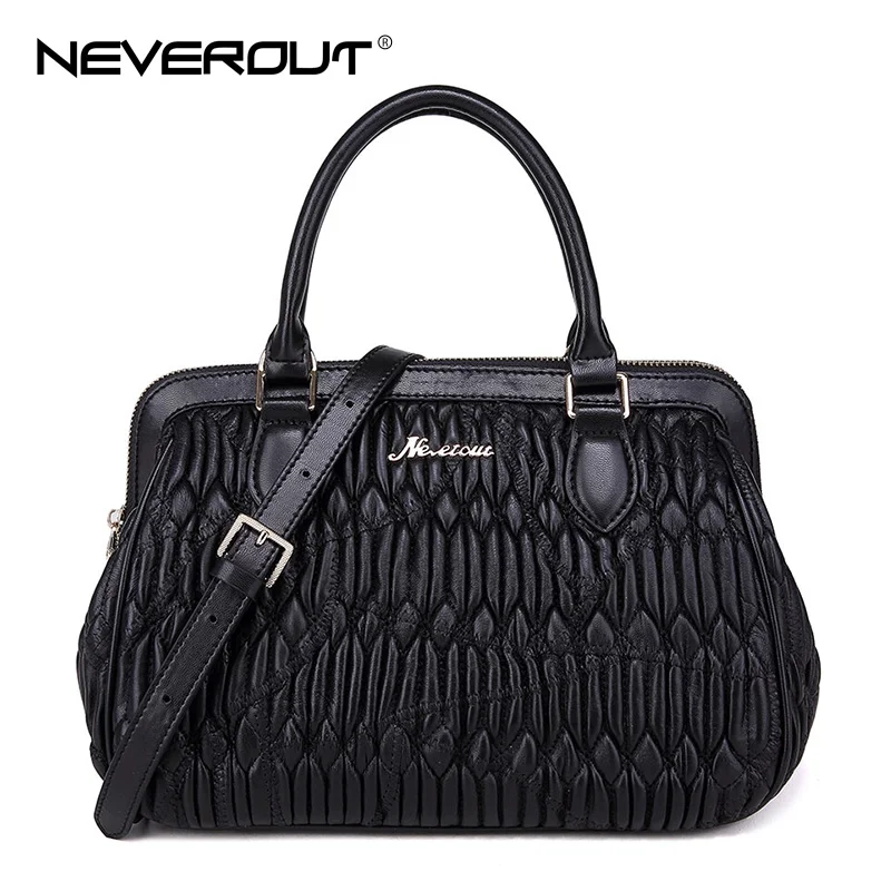 NEVEROUT элегантные женские сумки пояса из натуральной кожи овчины сумка рамки Sac