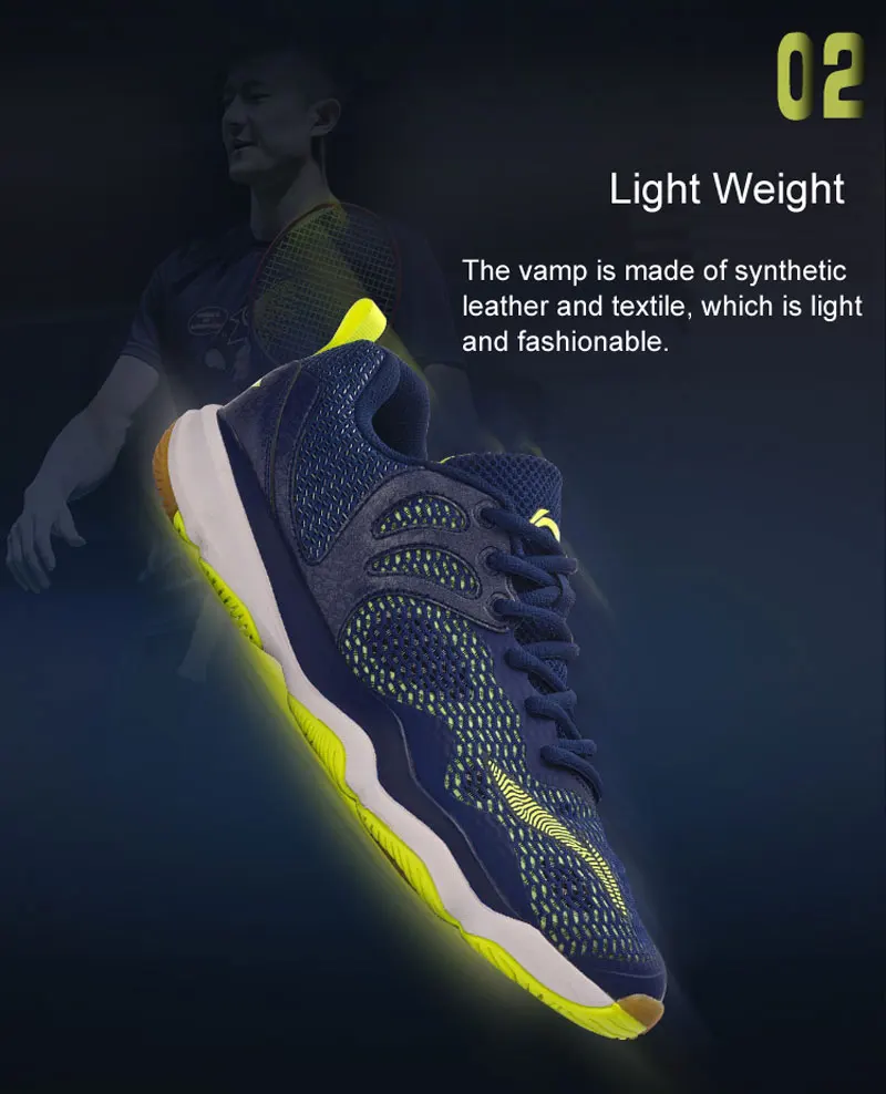 Li-Ning/мужские кроссовки RANGER II LITE-повседневная обувь для бадминтона; дышащие кроссовки с противоскользящей подкладкой; спортивная обувь; AYTN015 XYY080