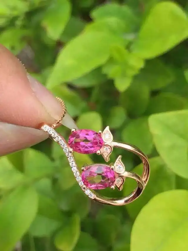 Женская подвеска из серебра 925 пробы с натуральным драгоценным камнем|fine jewelry|gift