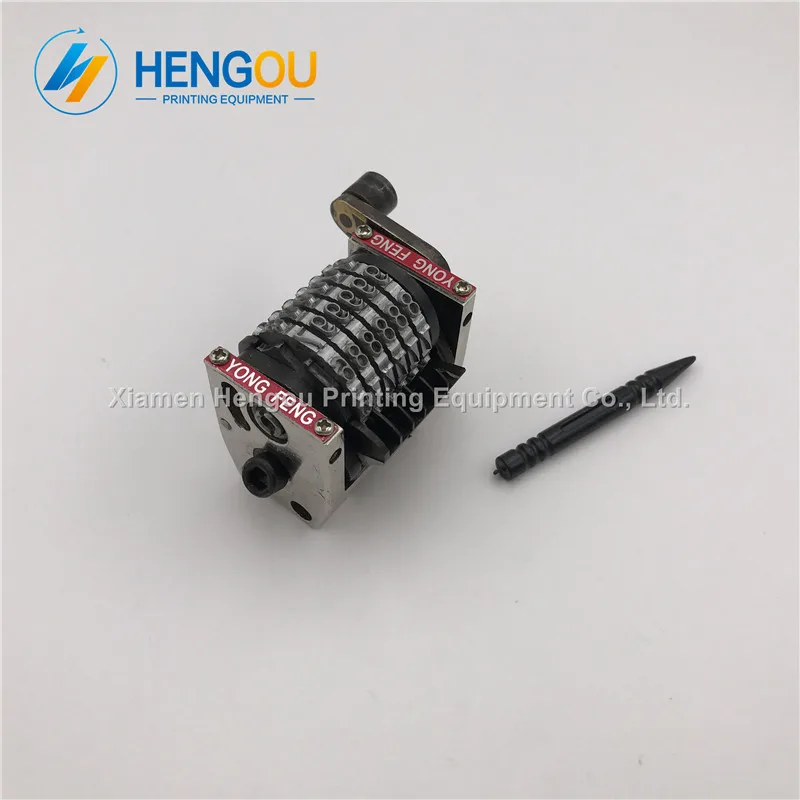 1 штука GTO запчасти для офсетной печатной машины 6 цифр нумерационная машина