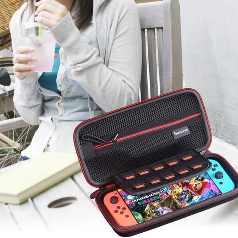 Жесткий чехол Smatree для переключателя сумки хранения сумка переноски Nintendo Switch