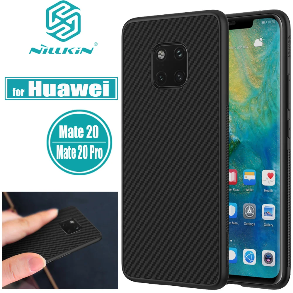 Чехол для huawei mate 20 Pro NILLKIN из синтетического волокна, жесткая карбоновая Пластиковая Задняя крышка для huawei mate 20 Pro Nilkin чехол s Capa