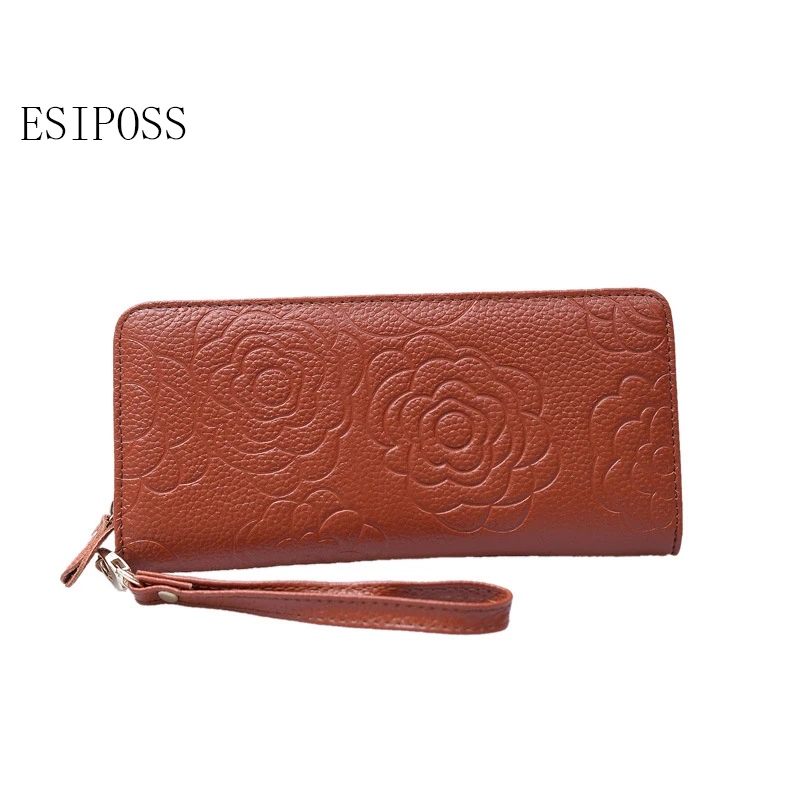 Дизайнерский кошелек от известного бренда Женский из натуральной кожи с