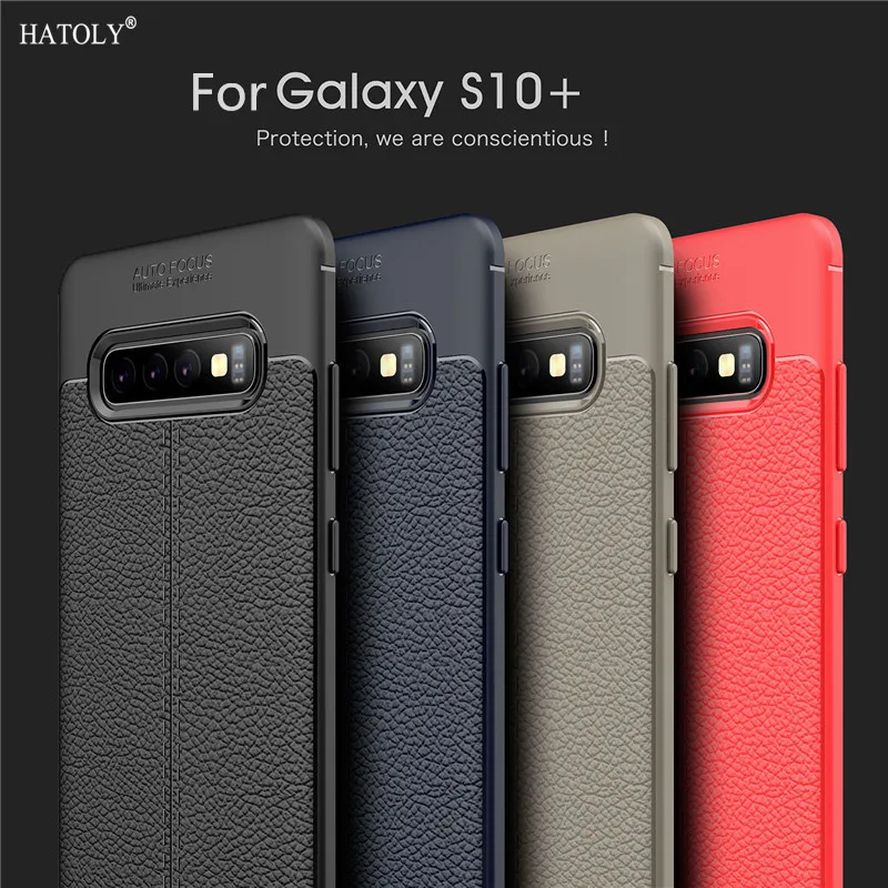 

Чехол для Samsung Galaxy S10 Plus, силиконовый кожаный чехол Capas для Samsung Galaxy S10 Plus, бампер, чехол для телефона Funda Hoesje