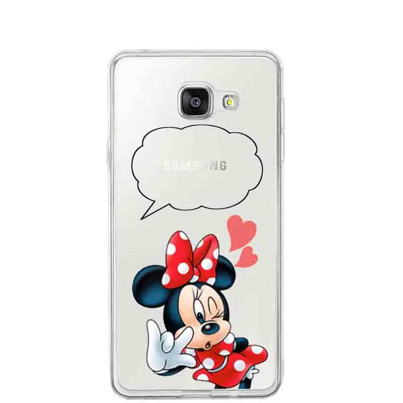 Забавный чехол с эмоджи для samsung A3 A5 A7 J1 J5 J7 2016 нижнее белье девочек рисунком Минни