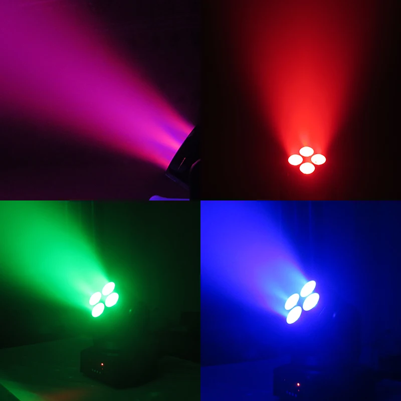 IMRELAX 4x10 Вт RGBW 4 в 1 светодиодный подвижный головсветильник свет DMX промывочный