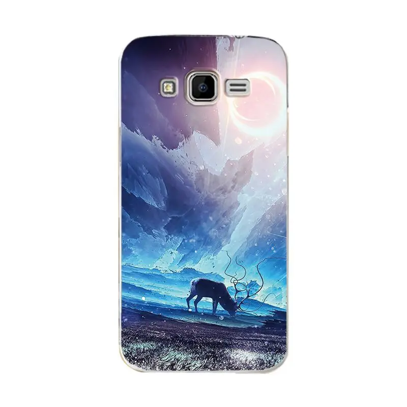 Чехол для телефона samsung Galaxy Core Prime LTE G360 G360H G361H G3608 Блестящий силиконовый чехол цвета Авроры для samsung G3608 - Цвет: X82
