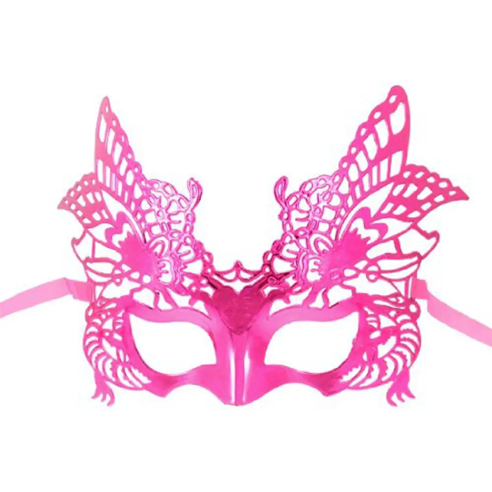 Высокое качество Новая женская фуксия пластик Орел Дизайн Маскарад маскарадное
