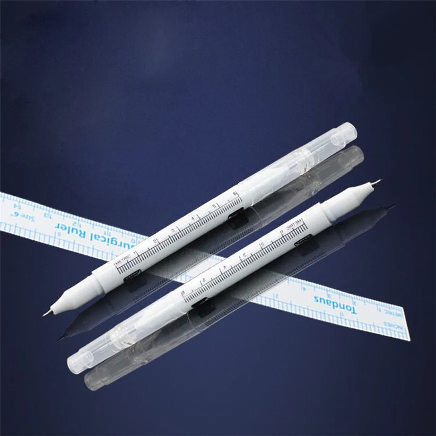 2017 микроблейдинг многоразовый макияж бровей мера направляющая линейка